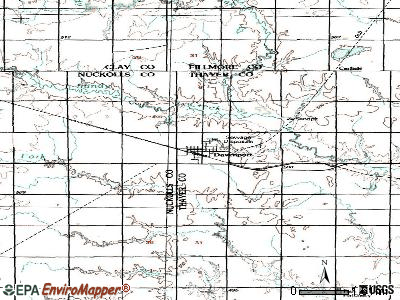 Davenport topographic map