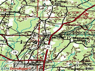 McNeil topographic map