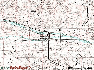 Du Bois topographic map