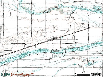 Duncan topographic map