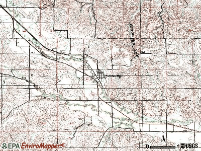 Eddyville topographic map