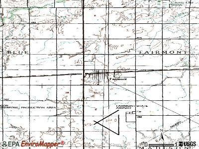 Fairmont topographic map