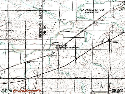 Greenwood topographic map