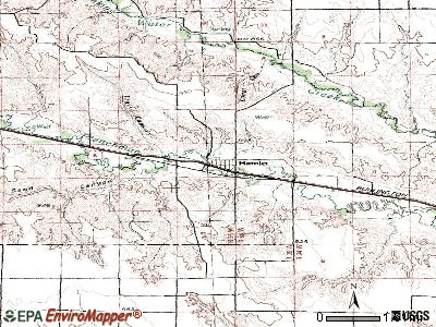 Hamlet topographic map