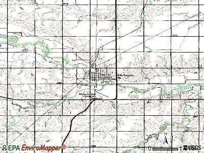 Hebron topographic map