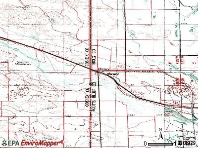 Henry topographic map