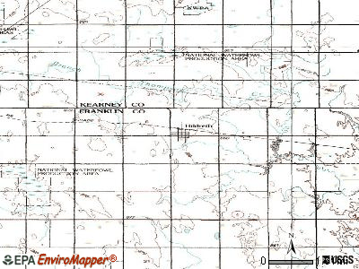 Hildreth topographic map