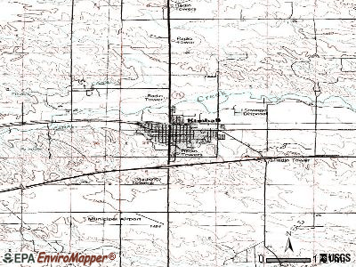 Juniata topographic map