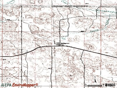 Kilgore topographic map