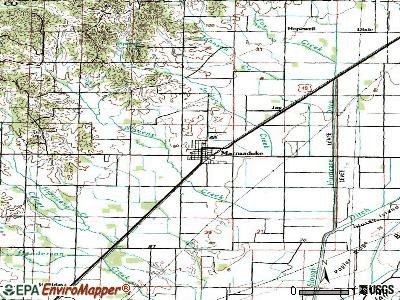 Marmaduke topographic map