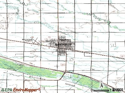 Lexington topographic map
