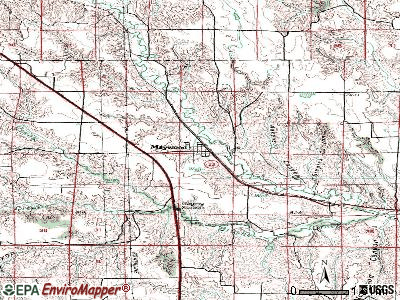 Maywood topographic map
