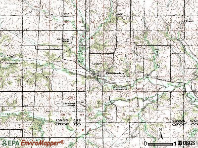 Nehawka topographic map