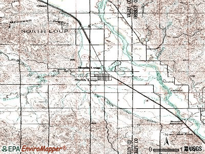 North Loup topographic map