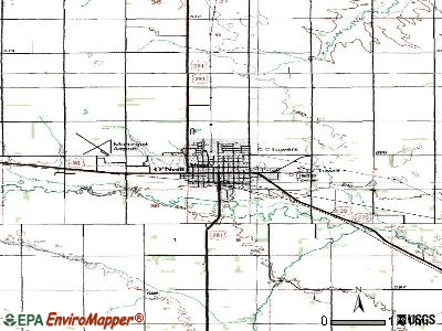 Ogallala topographic map