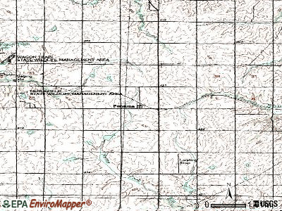 Panama topographic map