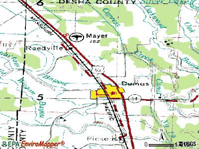 Mitchellville topographic map
