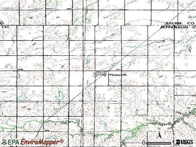 Plymouth topographic map