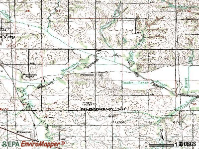 Preston topographic map