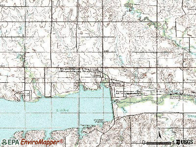 Republican City topographic map