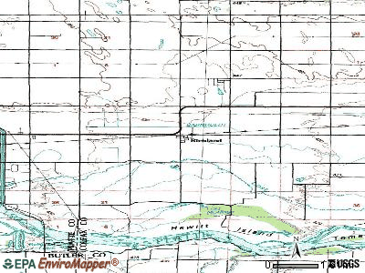 Richland topographic map