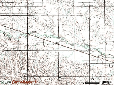 Riverdale topographic map