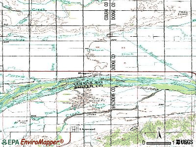 Rogers topographic map