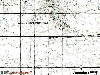 Royal topographic map