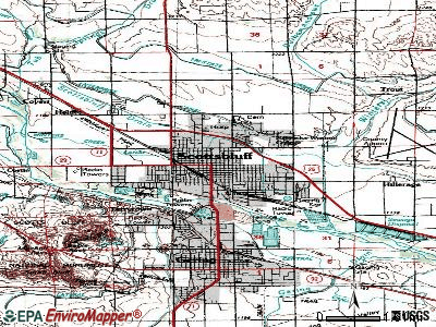 Scottsbluff topographic map