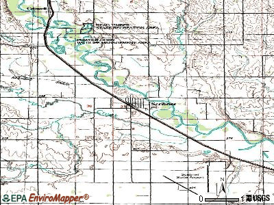 Scribner topographic map