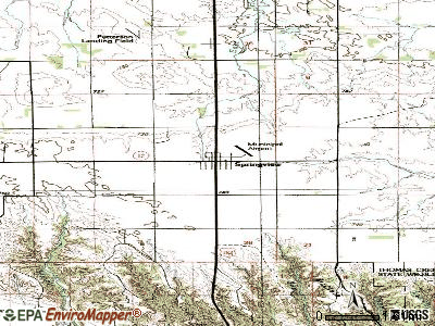Springfield topographic map