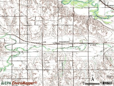 Stamford topographic map