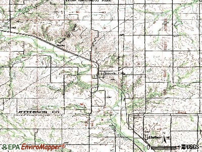 Steele City topographic map
