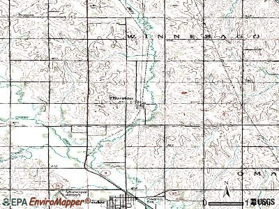 Thurston topographic map