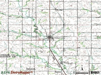Valparaiso topographic map