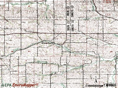 Waterbury topographic map