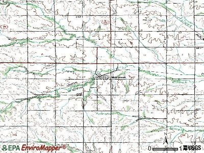 Weston topographic map