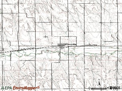 Wilsonville topographic map
