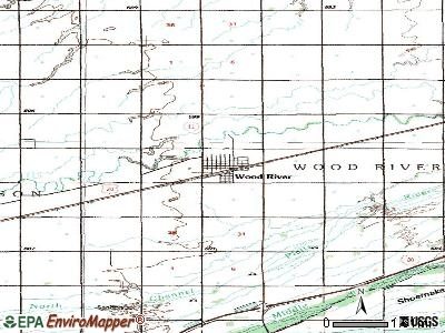 Wood River topographic map