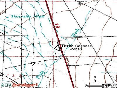 Battle Mountain topographic map