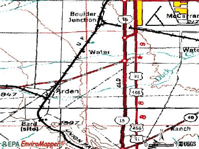 Enterprise topographic map