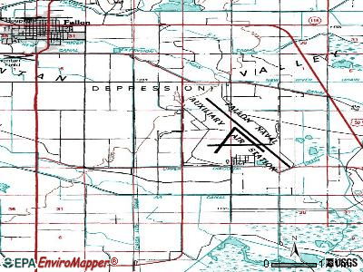 Fallon Station topographic map