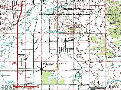 Johnson Lane topographic map