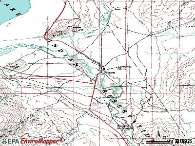 Nixon topographic map