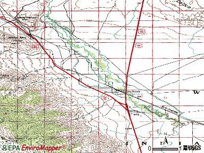 Schurz topographic map