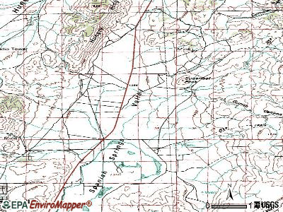 Spanish Springs topographic map
