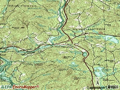 New Hampton topographic map