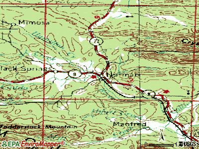 Norman topographic map