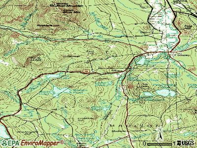 Albany topographic map