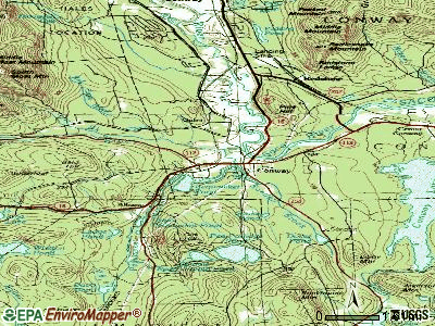 Conway topographic map